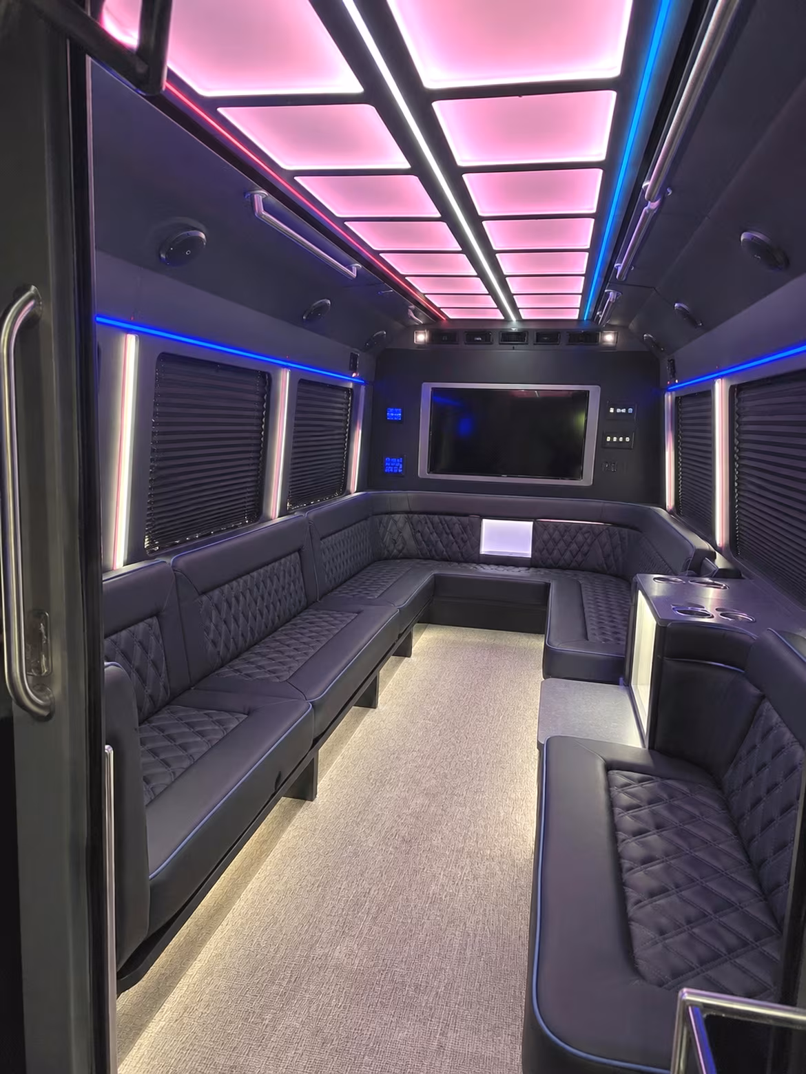 party buses that keep the celebration going from first pickup to last drop off