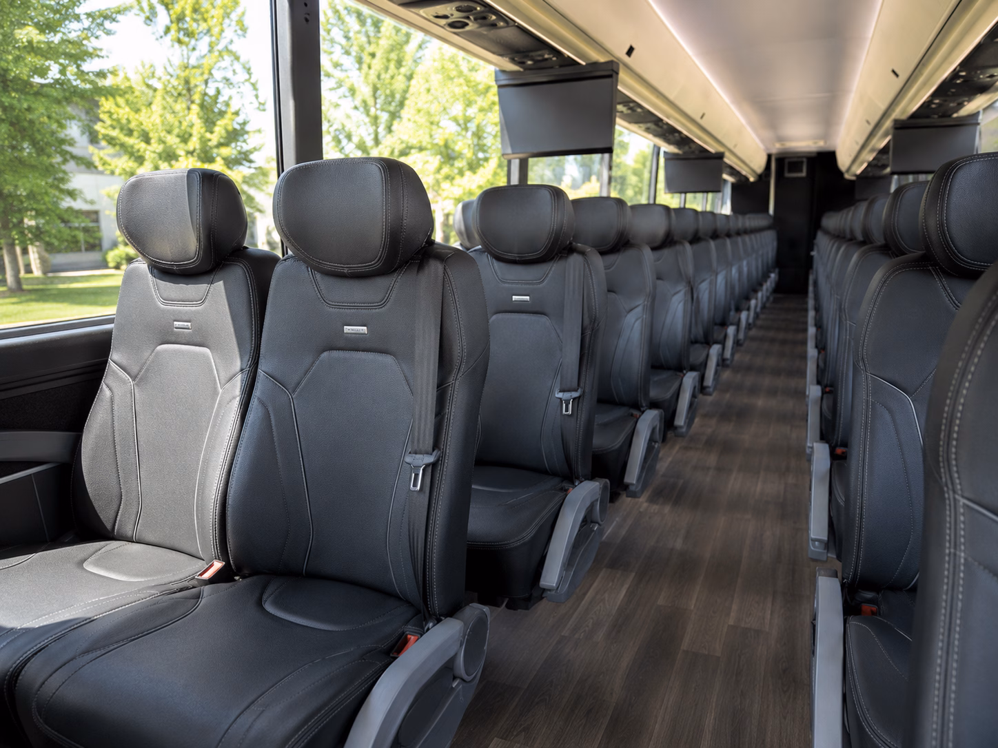 portsmouth charter bus services interior